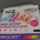 WiZ Connected 32.8 ft LED Light Strip For Your Smart Home - Flowing Multicolor LED, Color-Changing, Cuttable - Voice/App Control - Works with Google Home, Alexa and HomeKit
