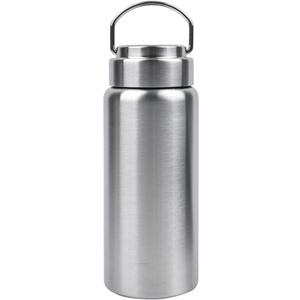 CDJ 20oz Uninsulated Single Wall Stainless Steel Water Bottle, Reusable Metal Water Bottle for Sports, Leakproof and Durable, Perfect for Hiking, Gym, Picnics, and Outdoor Activities