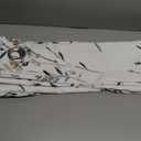 Beauoop Floral 100% Blackout Curtains 90 Inches Long 2 Panels for Bedroom Living Room Blue Grey and White Flower Patterned Room Darkening Thermal Soundproof Grommet Window Treatments Drapes, 52X90