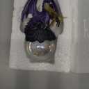 Checkmate Dragon Ornament Ball by Ruth Thompson Christmas Tree Holiday Decoration Gift Decor (Hoarfrost Purple)