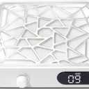 Nail Dust Collector, Powerful Vacuum Fan Vent Dust Collector Extractor Dust Suction Machine for Acrylic Nails Polishing, Nail Salon&Home, White