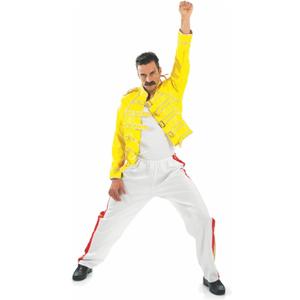 fun shack 80s Rock Costume for Men, Rocker Outfit, 80s Band Attire, Mens Singer Costume, Retro Rocker Look (X-Large)