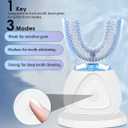 360 Ultrasonic Toothbrush, Automatic Toothbrushes Auto Sonic Tooth Brush, Teeth whitening Brush with Timer & Wireless Charging 360 Ultrasonic Electric Toothbrush for Adult