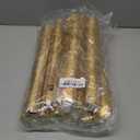 12 Pieces Gold Table Runner Metallic Thin Mesh Table Runner Roll 11 x 84 Inches Rectangle Glitter Runner for Wedding Baby Shower Birthday