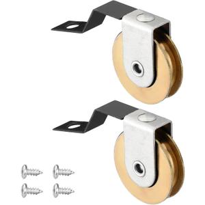 2 Pack Sliding Screen Door Roller Wheels-Steel Ball Bearing Replacement for B638&B687&B639,Fits for Academy Doors,DIY Repair Screen Door