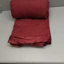 Madison Park Windom Down Alternative Blanket, Premium 3M Scotchgard Moisture Wicking Treatment, Lightweight and Soft Bed Cover For All Season, King, Satin Trim, Burgundy