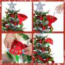 Christmas Tree Watering Funnel - Christmas Tree Watering System with Long Funnel Christmas Decorations (Red)