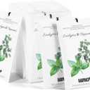 MYARO 12 Packs Eucalyptus Mint Scented Sachets for Drawer and Closet, Long-Lasting Closet Sachet Bags Drawer Deodorizers Fresh Scents, Home Fragrance Air Freshener