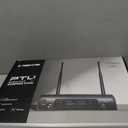 Phenyx Pro Wireless Microphone System, Dual Wireless Mics, w/ 2 Handhelds, Auto Scan, 2x100 UHF Frequencies, 328ft Range, Dynamic Microphone for Singing, Karaoke, Church(PTU-71-2H)