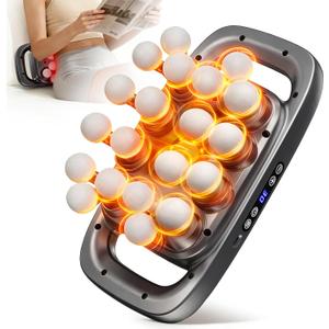 20-Head Massage Gun, Deep Tissue Percussion Massager with 30 Speeds & 3 Modes, 110lb Force, Ultra-Quiet 35dB, 2600mAh Battery, Fast Charging,Full Body Muscle Relaxation,Father Day Gifts