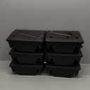 12 Pack KeyRequired Rat Bait Stations & Mouse Bait Stations  6 Large & 6 Compact, Lockable WeatherResistant Plastic for Indoor & Outdoor  Keeps Children & Pets Safe