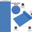 HOMEXCEL Hot Yoga Towels 2 Pack, (26.5" x 72") Non-Slip & Ultra-Absorbent Microfiber Yoga Mat Towels for Hot Yoga, Pilates, Exercise, Fitness, Bikram and Workout, Blue/Pink