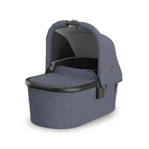 UPPAbaby Bassinet V3 - Compatible with Vista, Cruz, Ridge Strollers - Overnight Sleep Solution - Mattress, Sheet and Bug Shield Included - Julian (Dusty Blue Mlange) Manufacturing date: October, 2025