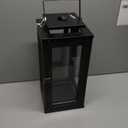 Large Lantern Decorative Outdoor & Indoor, 20inch Metal Candle Lanterns Decor, Vintage Hanging Candle Holder for Front Porch Patio Wedding Farmhouse Home, Spring Decoration