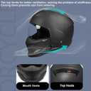 Full Face Motorcycle Helmet for Unisex-Adult Dirt Bike ATV Scooter Cruiser 3/4 Face Motocross Helmet Interchangeable Mouth Cover DOT Approved Medium