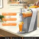 Frozen Drink & Slushie Machine, 60 oz
Easy Fill Vessel, 6 Preset Programs, 10 Level Texture Control, Make Margaritas, Frappés, & More