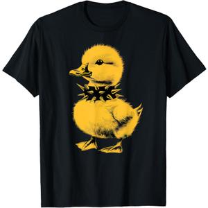 Rocker Duck Punk Metal Rock and Roll Music Toddler Kids Boys T-Shirt, S