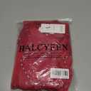 HALCYEEN Easy Care Women's Satin Pajama Set - 2 Piece Short Sleeve Sleepwear, Wrinkle-Resistant Loungewear(Wine Red,XL) (Red, XL)