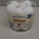 URATOT 25 Pack Snow Toy Balls for Kids Indoor, Plush Snow Fake Balls Soft Artificial Snow Fight Balls Set with Boxes for Winter Interactive Throwing Games