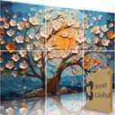 Soon Global Acoustical Wall Panels, 72 X 48 Inches Art Acoustic Panels, Decorative Acoustic Panels, Acoustic Wall Panels, Sound Absorbing Wall Art, Canvas