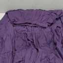 YSJERA Women's Cotton 5 Tiered A Line Pleated Maxi Skirt Long Boho Gypsy Dance Skirts (L,Purple)