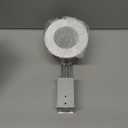 Globe Electric 90663, 4" Flush Round Trim Recessed Lighting Kit Tempered Frosted Glass, White, 3.88" Hole Size, Bulb Not Included (1-Pack)