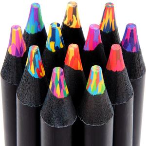 Art Supplies, 12 Rainbow Colored Pencils, Teen Girl Gifts Trendy Stuff, Art Supplies for Kids 9-12, Gifts for 5-12 Year Old Girl Birthday, Arts and Crafts Party Favors for Kids 8-12