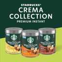 Starbucks Crema Collection Premium Instant Salted Caramel Flavored Instant Coffee, 100% Arabica Beans, 3 Tins (7.12 Oz Each) (EXP 05/13/26)