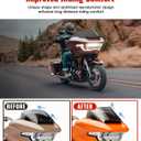 10" Windshield for Harley Road Glide 2024-up, Dark Tinted Wind Shield Windscreen Air Deflector for Harley CVO Road Glide FLTRXSE 2023-2026,FLTRX and FLTRXSTSE 2024-2026 Accessories