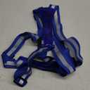 Simket Led Reflective Vest Running Gear, High Visibility Reflective Running Gear Rechargeable Adjustable Led Running Vest, Safety Night Running Gear for Men Women (BLUE)