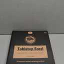 Tabletop Easel for Painting, 13.8"x11.4" Adjustable Portable Art Easel Includes Art Painting Papers, Sketch Papers and Masking Tape, Pinewood Drawing Board for Canvas, Books and Artwork