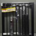 Cumbor 29.7-46" Baby Gate for Stairs, Mom's Choice Awards Winner-Auto Close Dog Gate for The House, Gifts for Mom, Easy Install Pressure Mounted Pet Gates for Doorways, Black