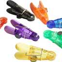 Brite Concepts Set of 7 Colorful Magnetic Multi-Clips to Hang Documents or Close Bags #16499, 1 Pack of 7 Clips