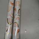2 x Burymento Rainbow Wrapping Paper, Boho Gold Foil Themed Gift Wrap for Birthday, Valentines, Mothers day, Graduation, Wedding, Fathers day, Baby Shower, Christmas (17 IN x 32.8 FT)