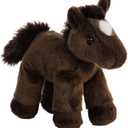 Aurora Adorable Mini Flopsie Chestnut Stuffed Animal - Mini Companions Ready for Playful Adventures - for Kids All Ages, Toddlers, Adults, and Families - Brown 8 Inches