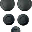 Eosorssa W10832694 Gas Range Stove Surface Burner Caps Fit for Whirlpool Stove Cooktop Replacement W10597133 AP5988633 PS11727796 4363154 5pcs