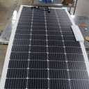 Renogy Solar Panels 200 Watt 12V, Flexible Solar Panel 200W 22% High-Efficiency, 240 Ultra Lightweight Solar Panels for Marine RV Cabin Van Car Boat Camping Curve Surfaces (Black/White)