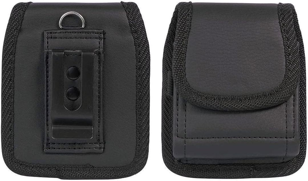 YANZHE Cell Phone Holster for Samsung Galaxy Z Flip 3 5G, Pouch Case with Metal Belt Clip, Magnetic Closure and Belt Loop