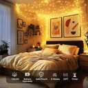 5 x WdtPro Fairy Lights Battery Operated with Remote, 33Ft 100 LED Battery Powered String Lights with Timer, Outdoor Waterproof 8 Modes Twinkle Lights for Bedroom Indoor Christmas Decor Warm White