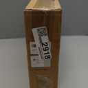 Kitsure Bread Box - Wooden Bread Box for Kitchen Countertop, Large Capacity Kitchen Countertop Organizer, Stylish Bread Storage with Window, Multi-functional Container, Black, 15.0"x8.3"x9.1" (1T)