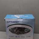 Ceiling Fans with Lights, Socket Fan Light with Remote Control, Dimmable Brightness 3000K-6500K Memory, Socket Modern Flush Mount Low Profile Ceiling Fan for Bedroom, Small Living Room, Kitchen White