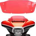 7" Red Windscreen Windshield Compatible with Harley Davidson Tuoring CVO Street Glide FLHXSE 2023 2024 FLHX/I 2024 for 2023 2024 Road Glide Accessories