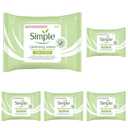 Simple Kind To Skin Cleansing Facial Wipes 25 (Pack of 5)