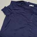 Ekouaer Women's Nightshirt Short Sleeve Button Down Nightgown V-Neck Sleepwear Pajama Dress
 XL