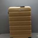 Coolife Luggage 3 Piece Set Suitcase Spinner Hardshell Lightweight TSA Lock (champagne new, 3 piece set(20in24in28in))