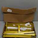 Wokceer Wedding Arch Backdrop Stand Square 8 x 8 FT Wedding Arches for Ceremony Metal Balloon Arch Frame for Wedding Birthday Party Garden Arbor Anniversary Event Decor (Gold)