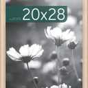 MCS Studio Gallery Classic 20x28 Poster Frame Natural Woodgrain Engineered Wood, Vertical & Horizontal Wall Hanging Large Picture Frame for Photos, Posters & Art Prints (1-Pack)