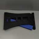 Back Stretcher for Lower Back Pain Relief, 4 Level Adjustable Lumbar Cracker Board Massager, Stretching Device for Scoliosis, Sciatica (Blue)