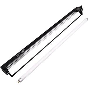 Aiicioo T5 UVB Lighting Combo Kit - Desert 10.0 Terrarium Hood Light Fixture & High Output T5 HO UVB Bulb for Reptiles Chameleon Gecko (22Inch 24W)