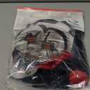 Morph Light Up Mask Kids Jester Costume Evil Clown Scary Halloween Outfit for Boys and Girls (Large)